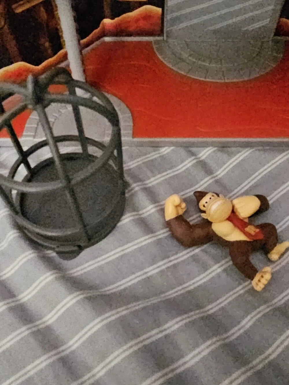 Donkey Kong Castle Playset Toy - Green and Gray Fantasy Castle